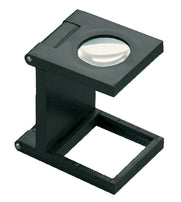 Load image into Gallery viewer, Small circular magnifying lens set in a black plastic casing, above a rectangular base.
